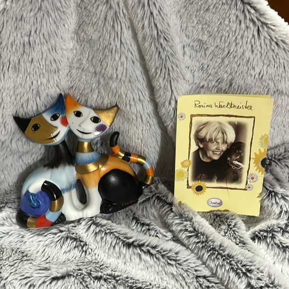 Goebel Rosina Wachtmeister Cat Figurine - Picture 9 of 9